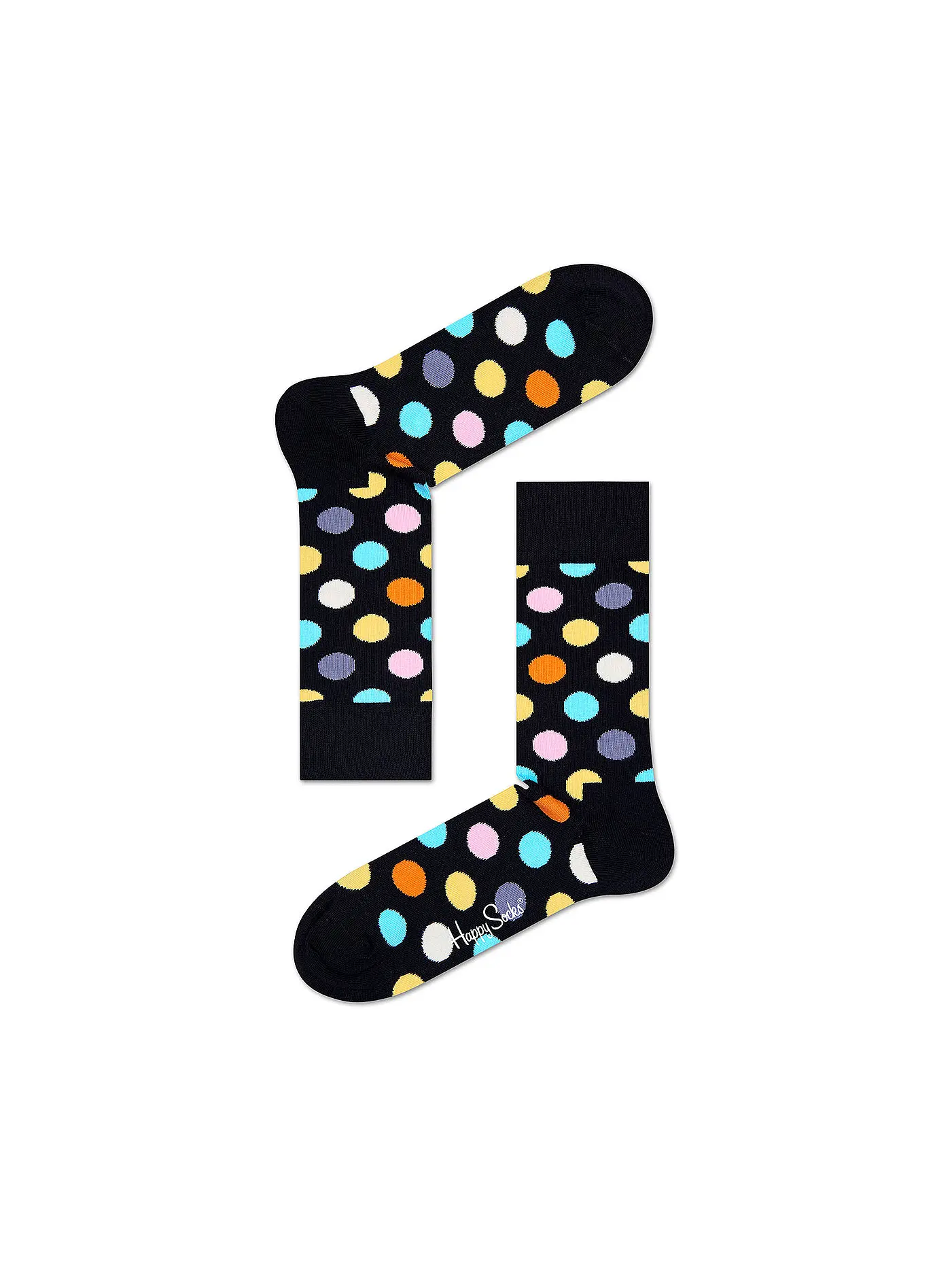 HAPPY SOCKS | Damen Socken BIG DOT 36-40 black | 